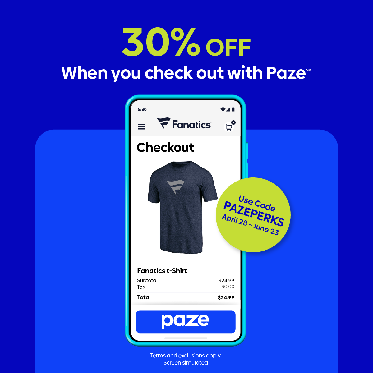 Fanatics May 2025 promo