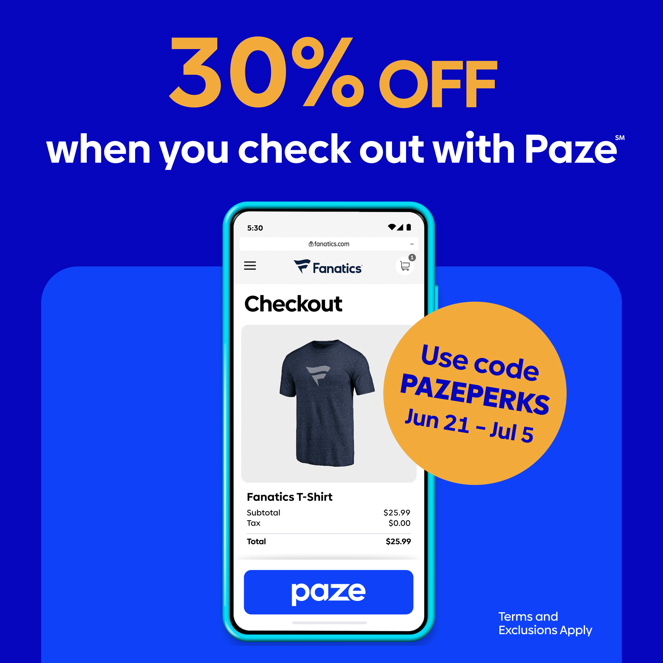 Fanatics June-July 2025 promo